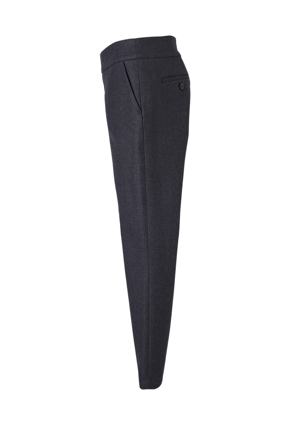 WOOL TAPERED PANTS